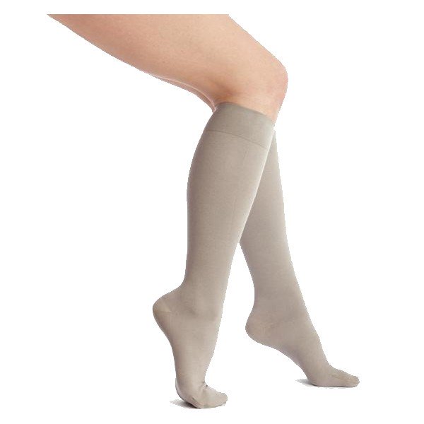 Venoflex Simply Coton Fin Chaussettes Classe 2 Normal Taille 4 Taupe