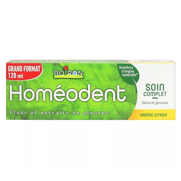 Boiron Homéodent Dentifrice Soin Complet Citron 120ml
