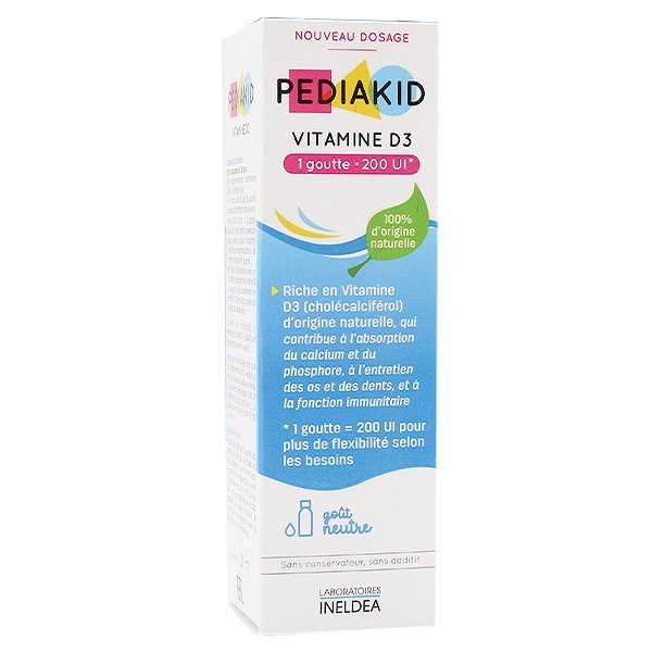 Vitamine D3 Pediakid - complément alimentaire enfant