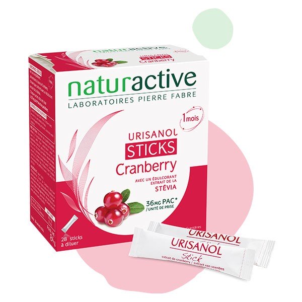Naturactive Urisanol Cranberry Stevia 28 sachets sticks