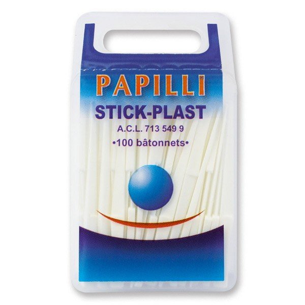 Gencibrosse Papilli Stick Cure Dents en Plastique 100 unités