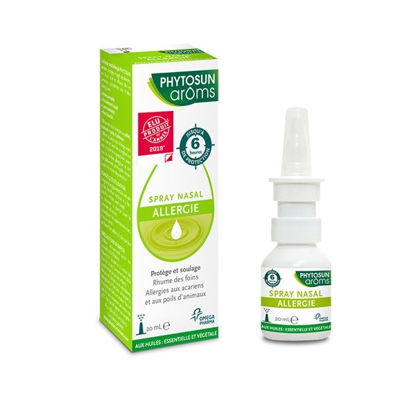 Spray nasal Phytosun Aroms contre la rhinite allergique