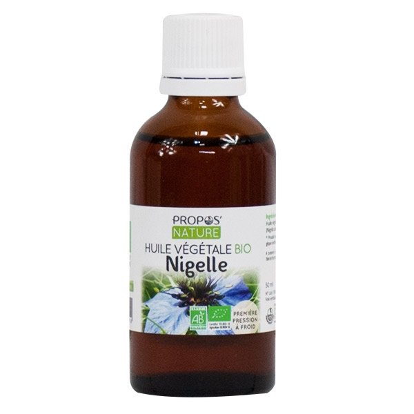 NIGELLE BIO (AB) - HUILE VEGETALE VIERGE 50 ML - Nigella Sativa