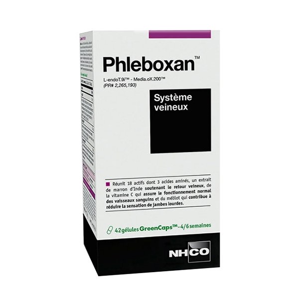 NHCO Nutrition® : Phleboxan® pour soutenir le retour veineux