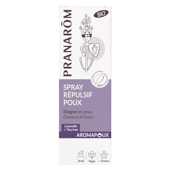 Pranarom Aromapoux Spray Bio Anti Poux Répulsif